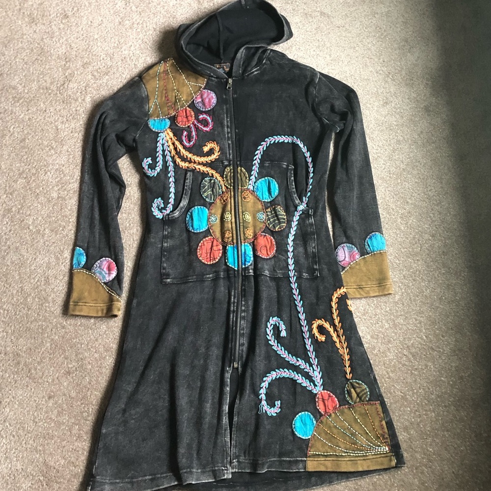 Rising international Nepal Hoodie duster